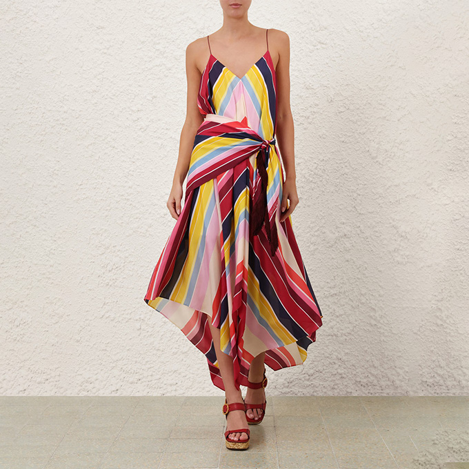 zimmermann sundance midi slip dress